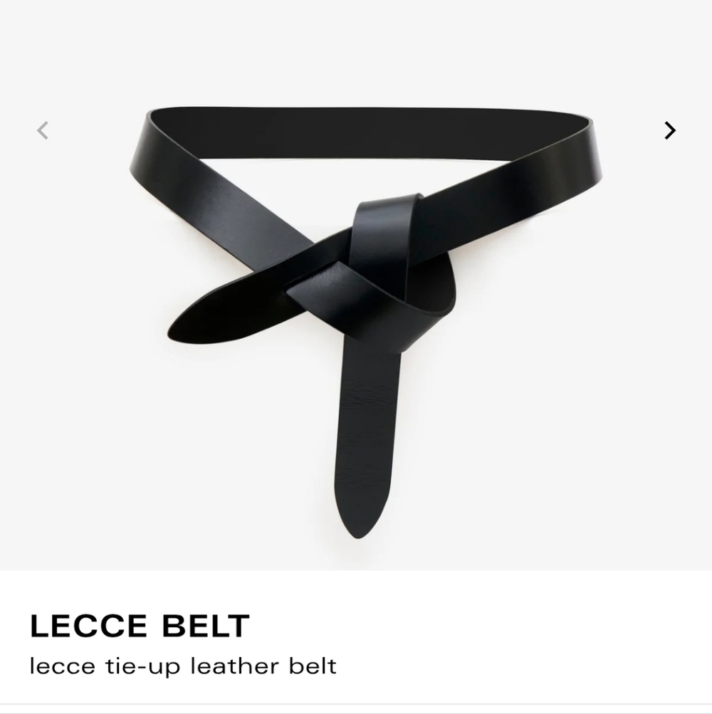 Isabel Marant Lecce Belt - Black
